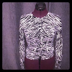 Animal print sweater